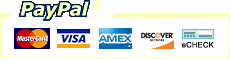 Purchase securely online with PayPal